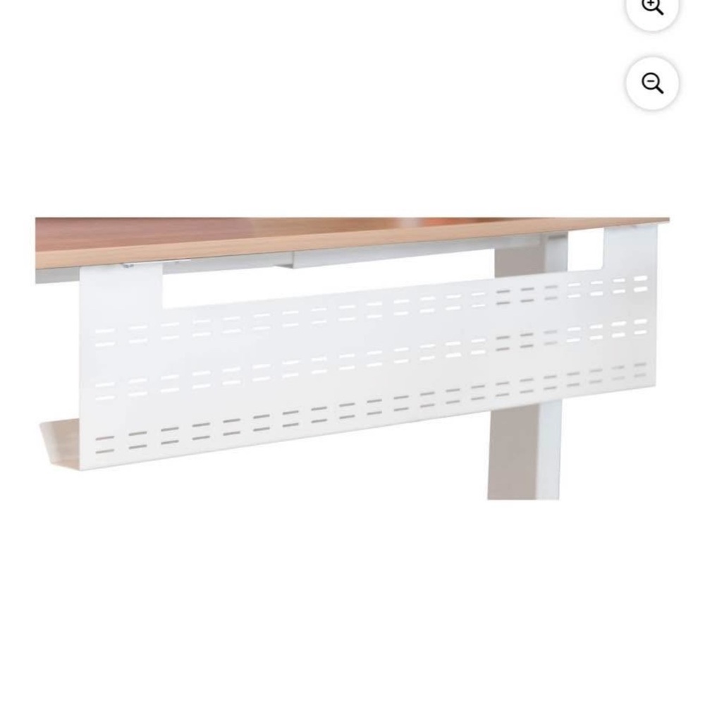 Modern White Desk Cable Management Tray